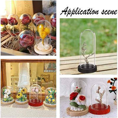  12Pcs 2 Style Mini Cloche Bell Jars DIY-NB0007-75-1