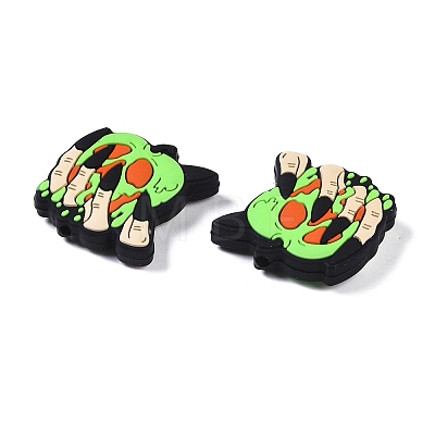 Halloween Food Grade Silicone Focal Beads SIL-Z022-01A-1