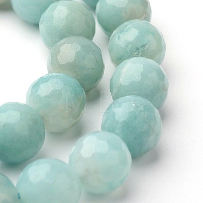 Natural Amazonite Beads Strands G-J376-17-8mm-1