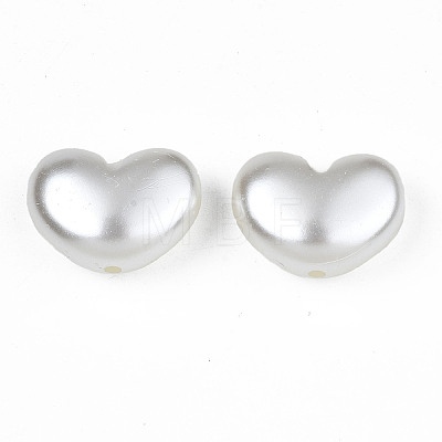 ABS Plastic Imitation Pearl Beads X-OACR-N008-141-1