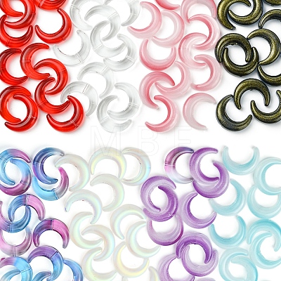20Pcs Gradient Color Handmade Lampwork Beads LAMP-FS0001-18B-1