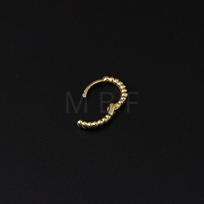 Brass Hoop Cartilage Earrings WG676EA-01-1