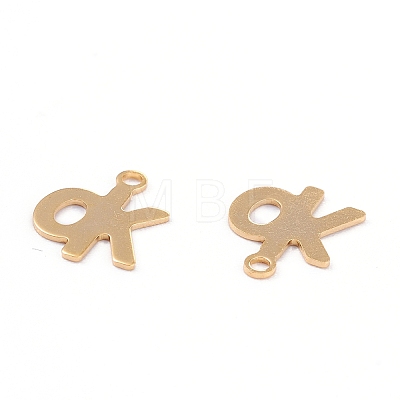 201 Stainless Steel Charms STAS-B001-44G-1