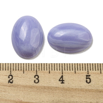 Synthetic Blue Lace Agate Cabochons G-C115-01A-03-1