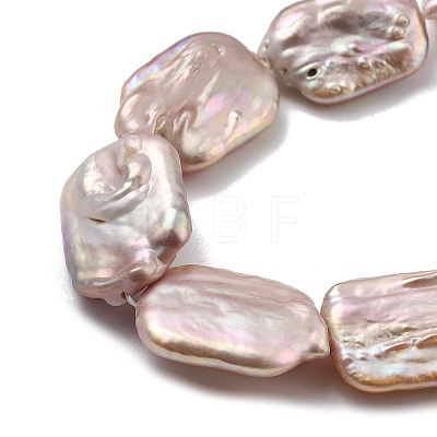 Natural Baroque Keshi Pearl Beads Strands PEAR-P064-01F-05C-1