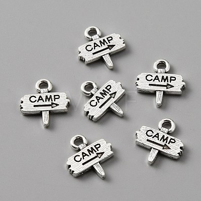 Tibetan Style Alloy Charms FIND-CJC0006-35AS-1