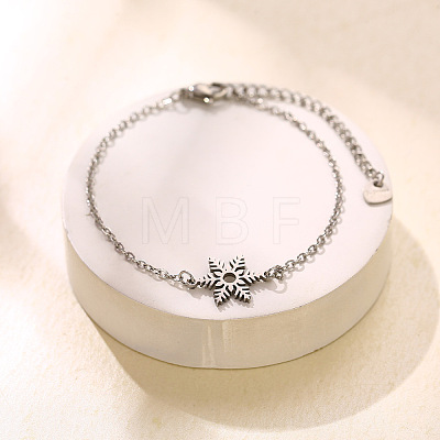 304 Stainless Steel Link Bracelets WGDD040-07-1