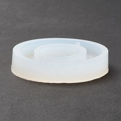 Imitation Embedded Rhinestone Donut Pendant Silicone Molds DIY-I090-03-1