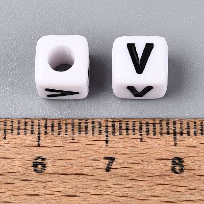 Opaque Acrylic Beads SACR-N020-04A-V-1