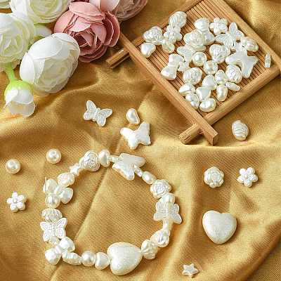 247Pcs ABS Plastic Imitation Pearl Beads Sets KY-YW0001-58-1