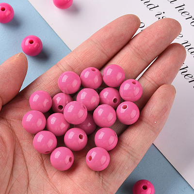 Opaque Acrylic Beads X-MACR-S370-C12mm-A13-1