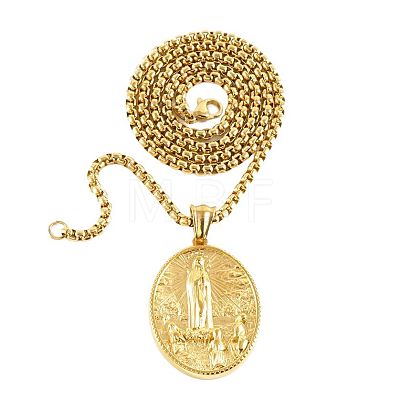304 Stainless Steel Pendant Necklaces FS-WG0CD66-09-1