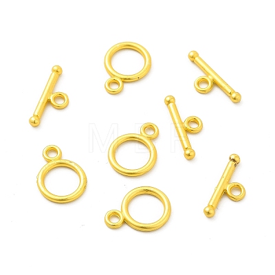 Rack Plating Alloy Toggle Clasps FIND-I034-21MG-1
