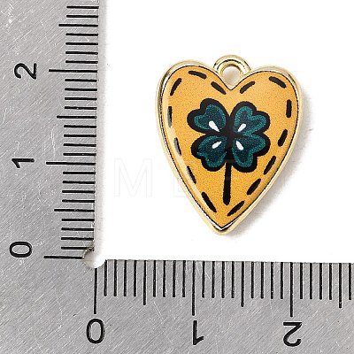 Printed Alloy Pendants ENAM-F160-07B-G-1