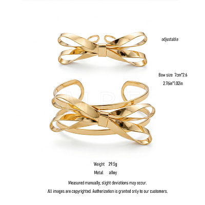 Iron Open Cuff Bangle & Ring Sets for Women WG54863-01-1