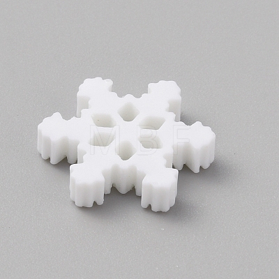 Christmas Opaque Resin Cabochons RESI-WH0038-06C-1