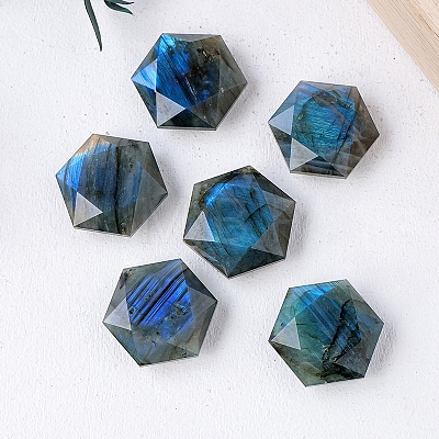 Natural Labradorite Carved Healing Star of David Ornaments PW-WG41086-01-1