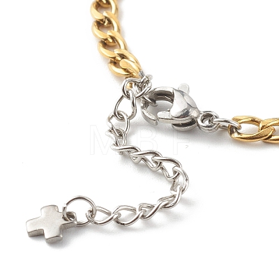 304 Stainless Steel Chain Bracelet Makings AJEW-JB00996-02-1