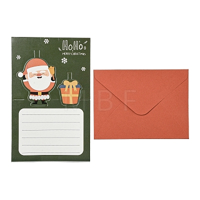 Christmas Paper Congratulation Card DIY-B080-02-1