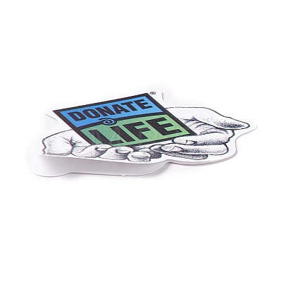 Donate Life Theme Waterproof Self Adhesive Paper Stickers DIY-F108-08-1