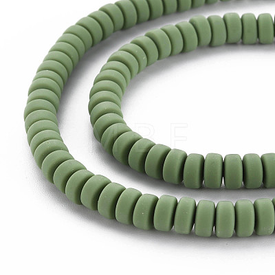 Handmade Polymer Clay Beads Strands CLAY-N008-105-1
