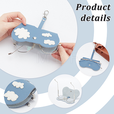 Portable Cute PVC Glasses Cases FIND-WH0145-50B-1