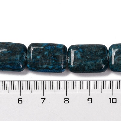 Natural Blue Agate Beads Strands G-T047-B02-01-1