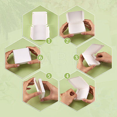 25Pcs Folding Paper Mailer Boxes CON-TA0001-45-1