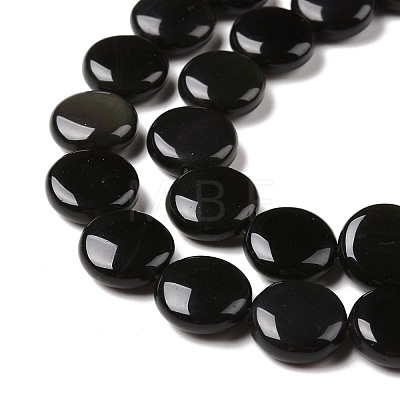 Natural Obsidian Beads Strands G-C238-21B-1