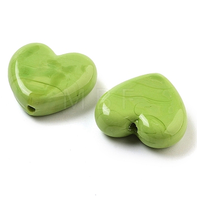 Heart Handmade Lampwork Beads LAMP-U003-01A-1