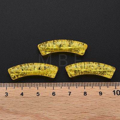 Transparent Crackle Acrylic Beads CACR-S009-001A-N81-1