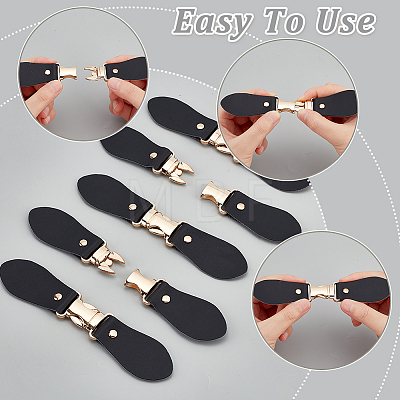 PU Imitation Leather Sew on Toggle Buckles FIND-WH0111-198KCG-1