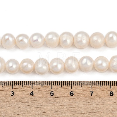 Natural Cultured Freshwater Pearl Beads Strands PEAR-I007-07J-03A-1