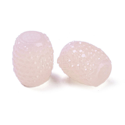 Opaque Resin European Jelly Colored Beads RESI-B025-02A-08-1