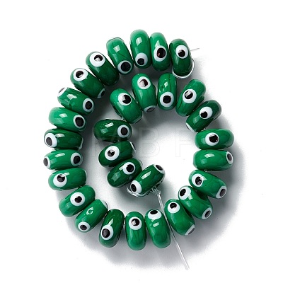 Handmade Evil Eye Lampwork Beads LAMP-F021-01A-1