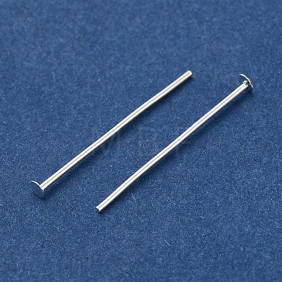 Brass Flat Head Pins KK-H502-01C-S-1