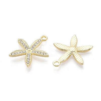 Alloy & Crystal Rhinestone Pendants PALLOY-T095-01KCG-1