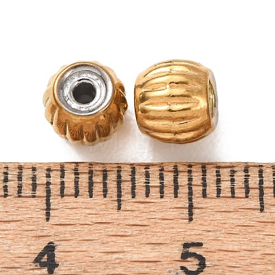 304 Stainless Steel Spacer Beads STAS-L318-09G-04-1