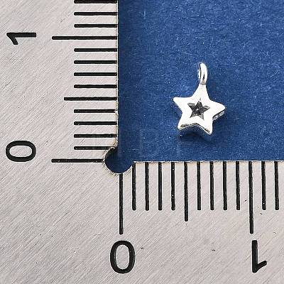 925 Sterling Silver Cubic Zirconia Charms STER-Q005-01B-A-1