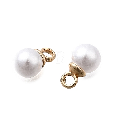ABS Plastic Imitation Pearl Pendants FIND-H052-01B-04KCG-1