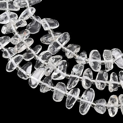 Natural Quartz Crystal Beads Strands G-P619-A01-01-1