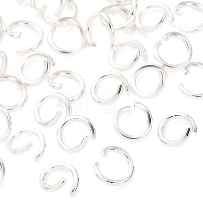 Brass Open Jump Rings KK-G604-08S-25-1
