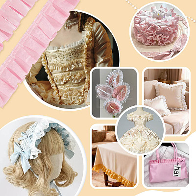 10M Satin Wrinkle Ribbon OCOR-OC0002-01C-1