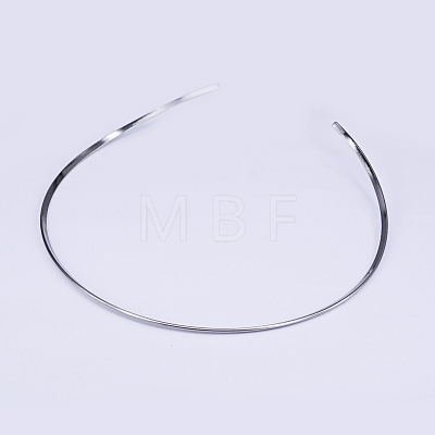 201 Stainless Steel Choker Necklaces NJEW-O094-37-1