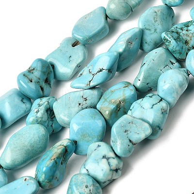 Natural Green Turquoise Beads Strands G-N0312-01-1