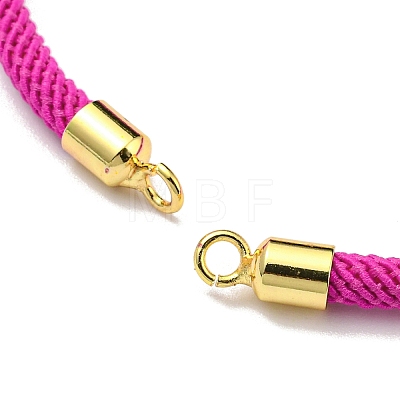 Nylon Cords Bracelet Makings Fit for Connector Charms AJEW-P116-02G-12-1