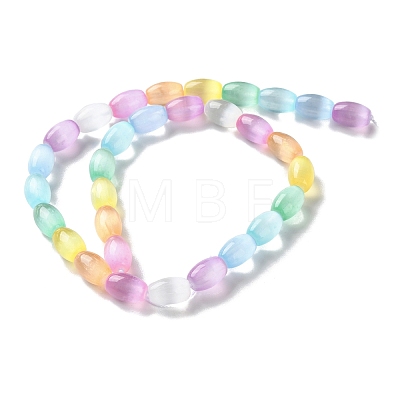 Macaron Color Natural Selenite Beads Strands G-B102-A01-02-1