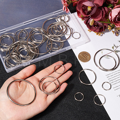 Iron Open Jump Rings FIND-SP0002-63A-1