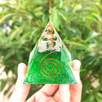 Orgonite Pyramid Resin Energy Generators PW-WG16D48-01-1