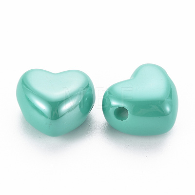 Opaque Acrylic European Beads MACR-S372-03B-68-1